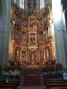 The alter of the Astroga Cathedral 